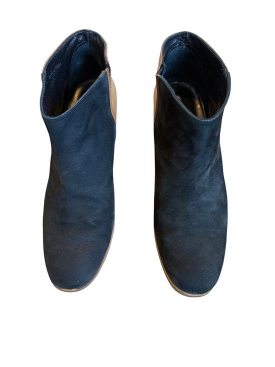 Rachel Comey Shoes - Rachel Comey Black Suede & Carmel Leather Ankle Boots